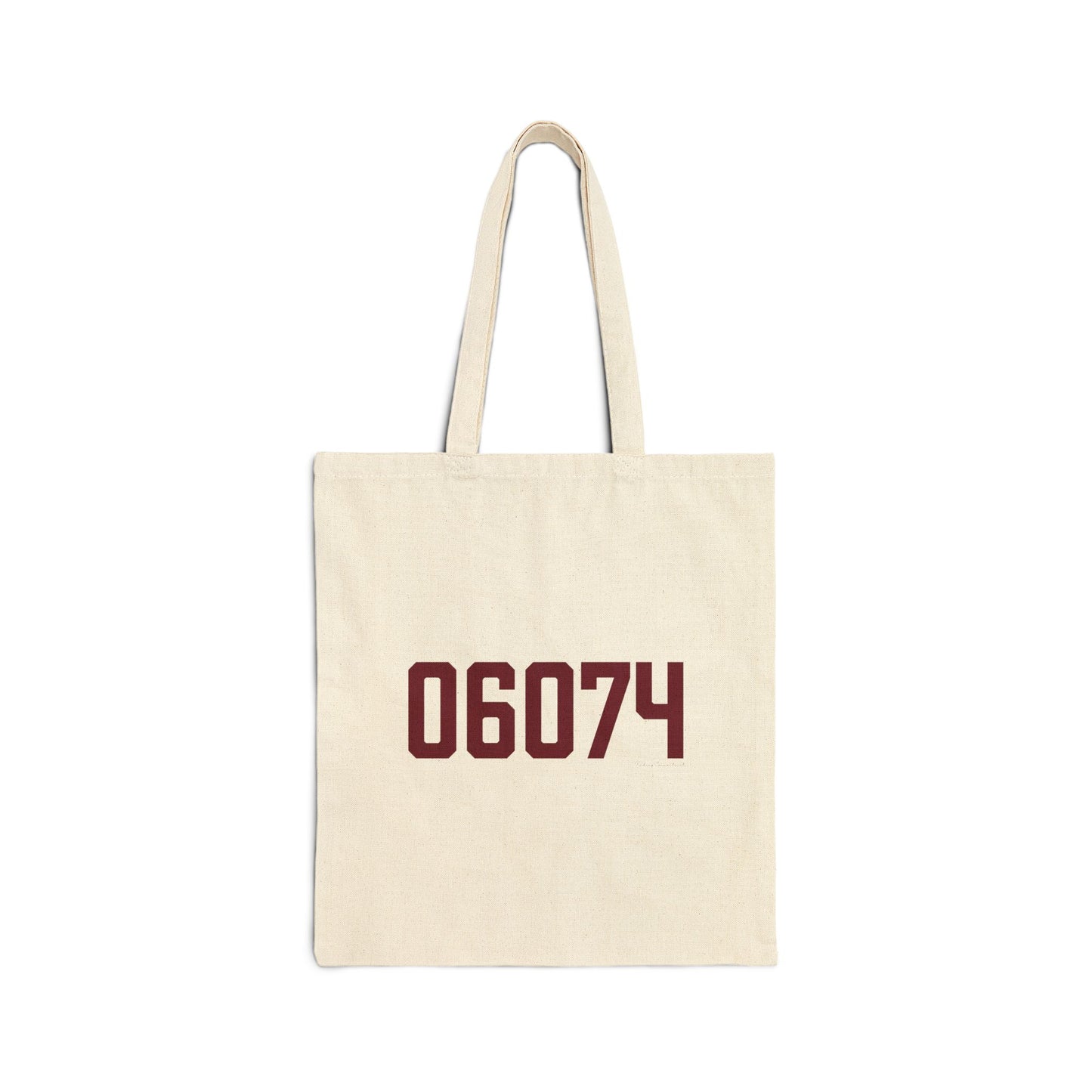 06074 South Windsor Connecticut Zip Code Cotton Canvas Tote Bag