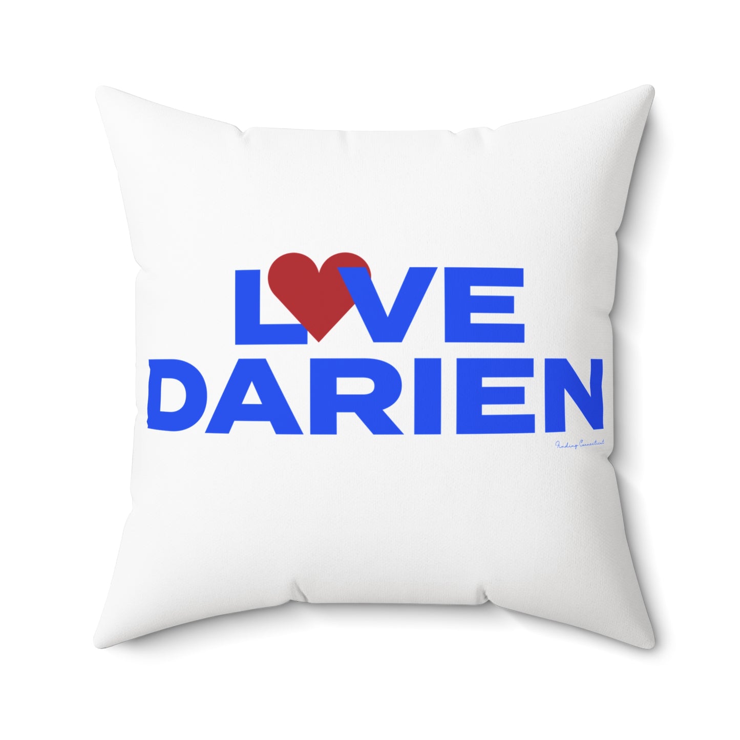 Love Darien Spun Polyester Square Pillow