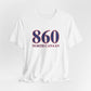 860 North Canaan Red White & Blue Unisex Jersey Short Sleeve T-Shirt