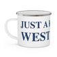 Just a kid from West Haven Enamel Camping Mug