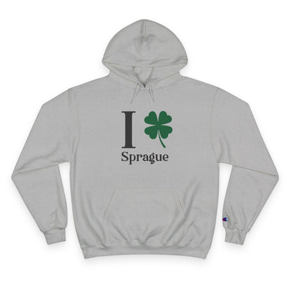 I Clover Sprague Champion Hoodie