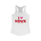 I Heart NRWK Women's Ideal Racerback Tank Top