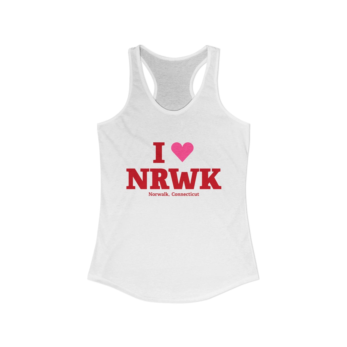 I Heart NRWK Women's Ideal Racerback Tank Top