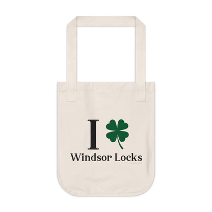 I Clover Windsor Locks Organic Canvas Tote Bag