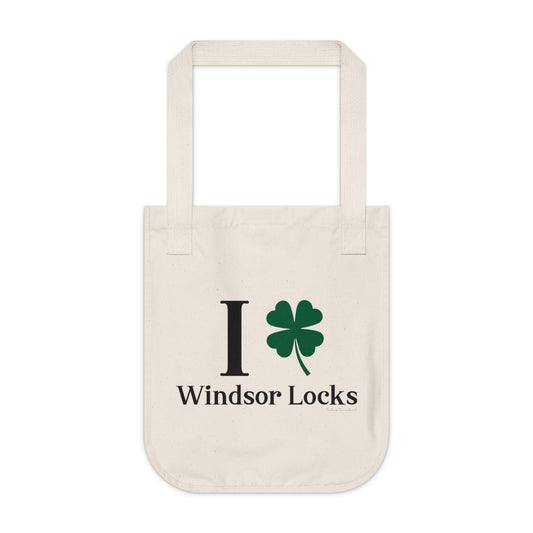 I Clover Windsor Locks Organic Canvas Tote Bag