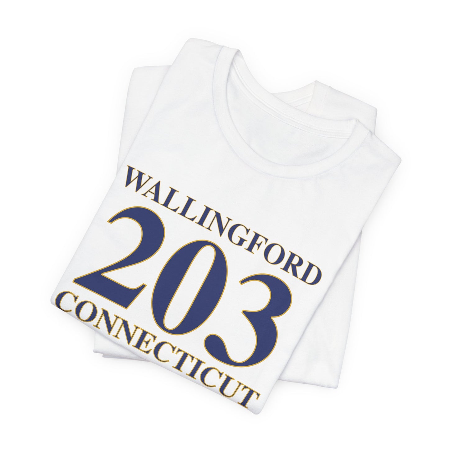 Wallingford 203 Connecticut Unisex Jersey Short Sleeve Tee