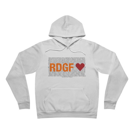 Ridgefield Love Unisex Sponge Fleece Pullover Hoodie