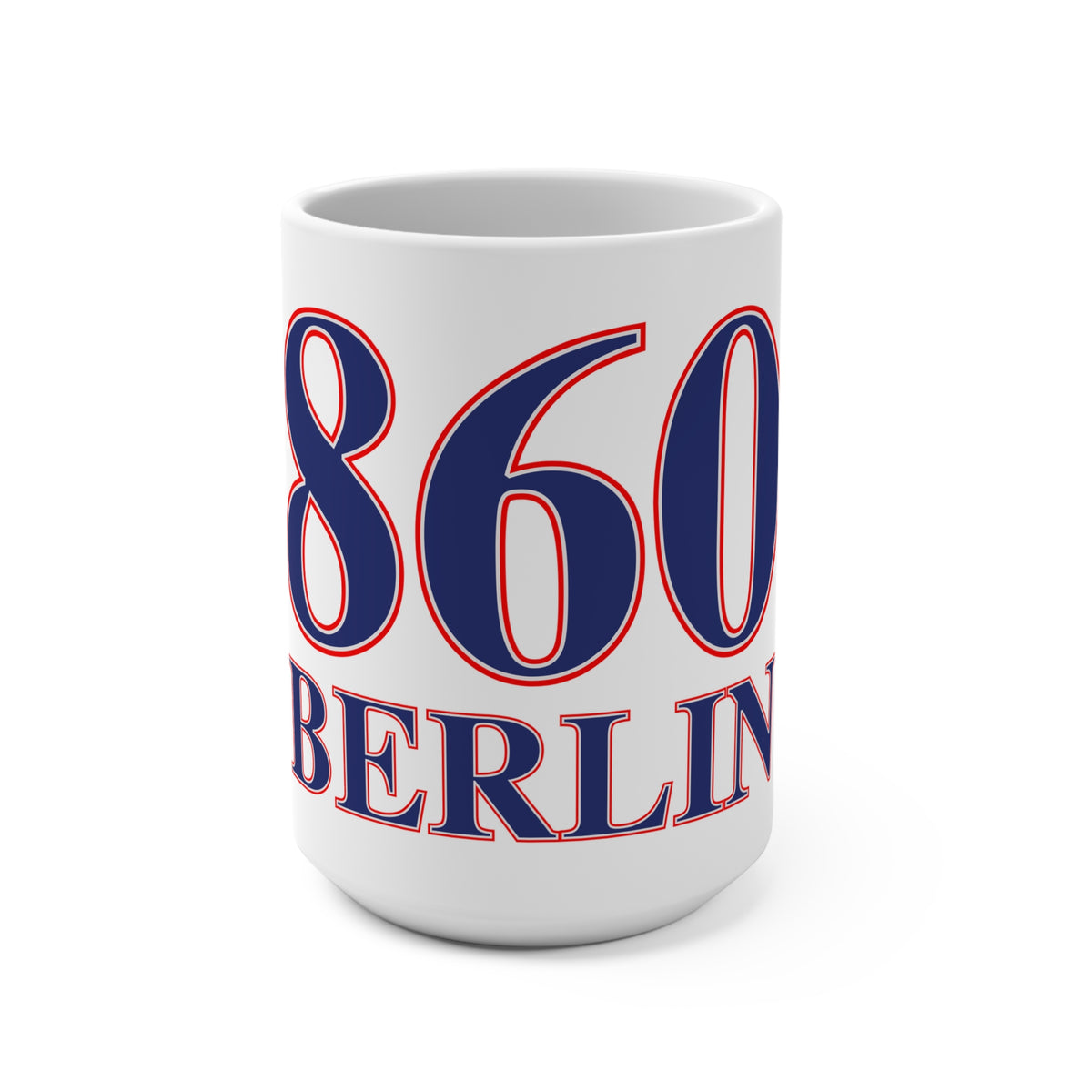 860 Berlin Red, White & Blue Mug 15oz