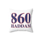 860 Haddam Red, White & Blue Spun Polyester Square Pillow
