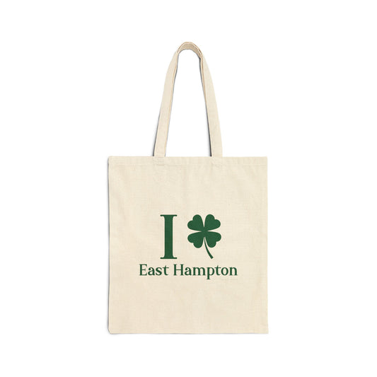 I Clover East Hampton Cotton Canvas Tote Bag