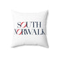 41 Tilt South Norwalk Spun Polyester Square Pillow