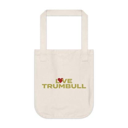 Love Trumbull Organic Canvas Tote Bag