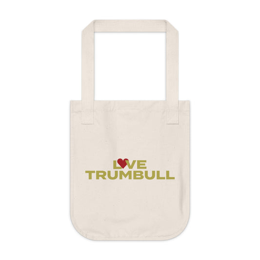 Love Trumbull Organic Canvas Tote Bag