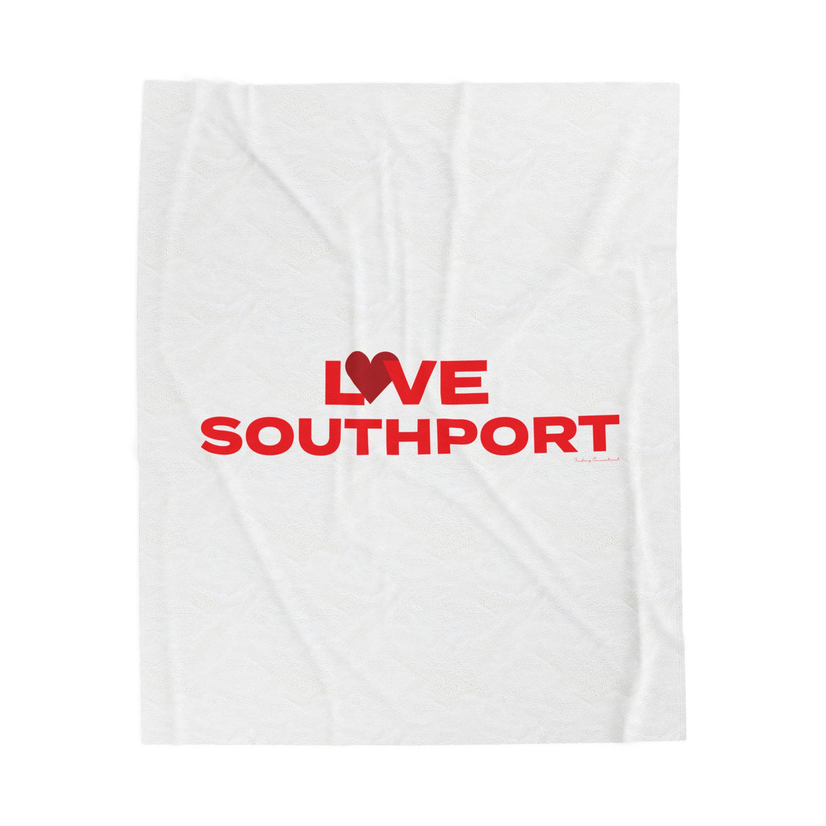 Love Southport Velveteen Plush Blanket