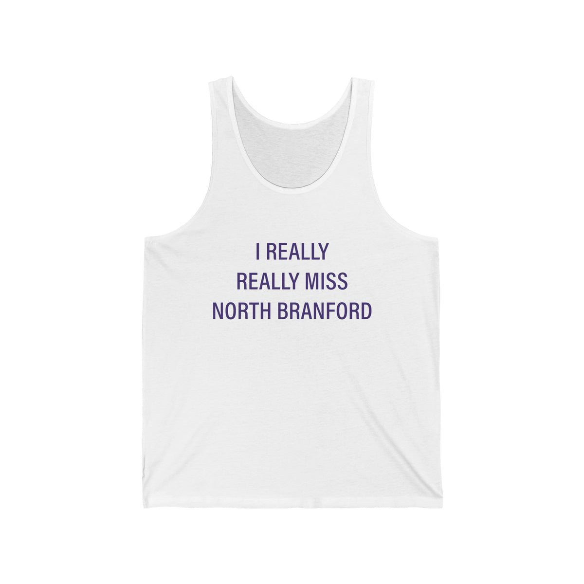 I Really Really Miss North Branford Unisex Jersey Tank Top