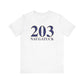 203 Naugatuck Unisex Jersey Short Sleeve Tee