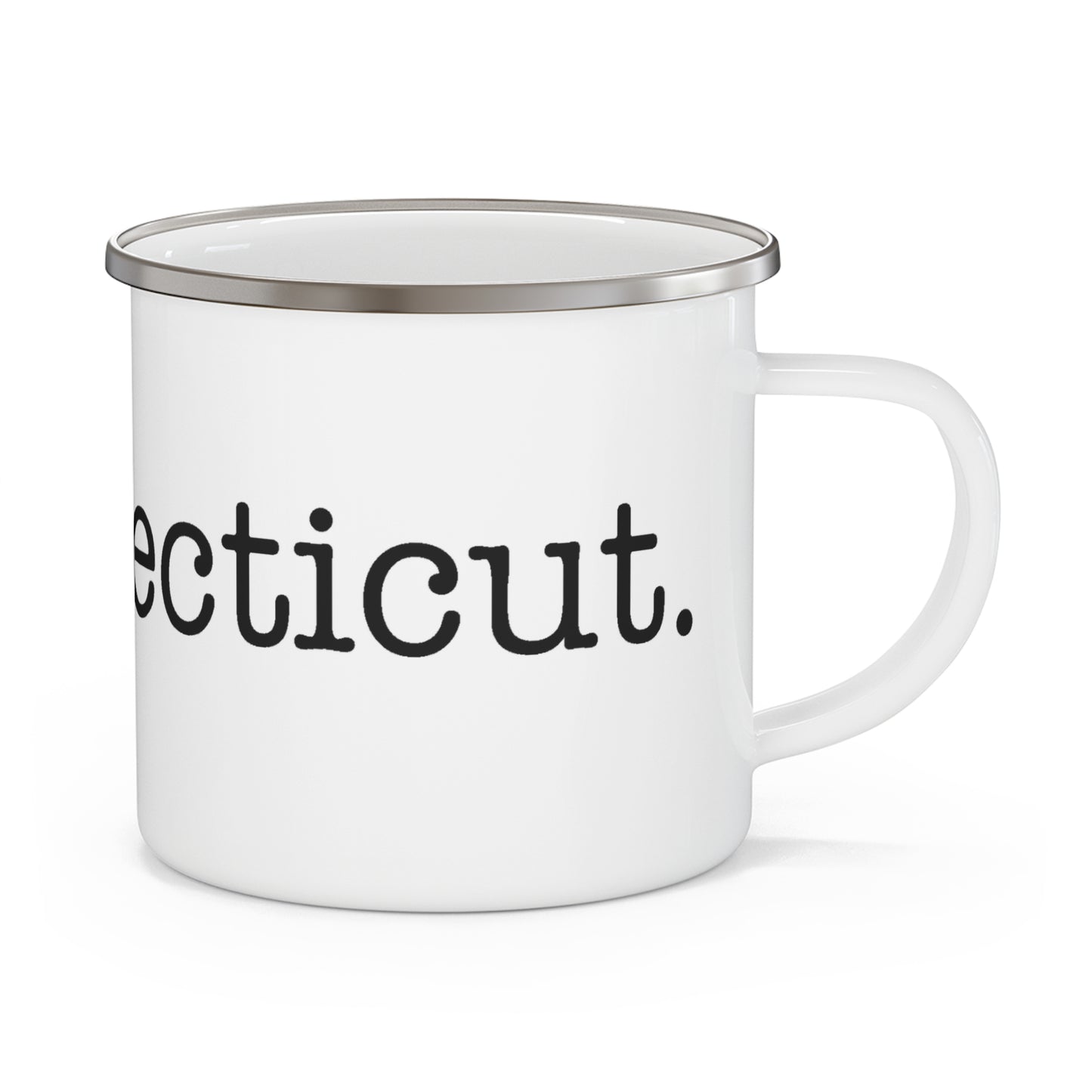 I Heart Connecticut Enamel Camping Mug