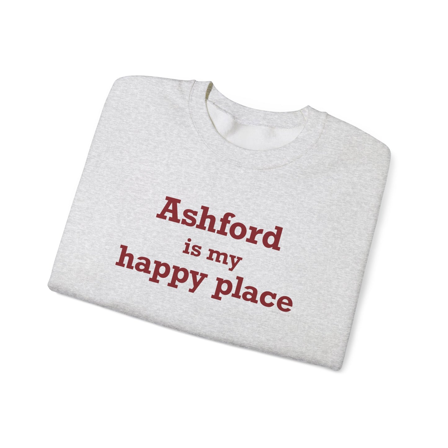 Ashford is My Happy Place Unisex Heavy Blend™ Crewneck Sweatshirt