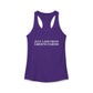 Just a kid from Greens Farms Women's Ideal Racerback Tank Top