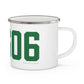 06606 Bridgeport Connecticut Zip Code Enamel Camping Mug
