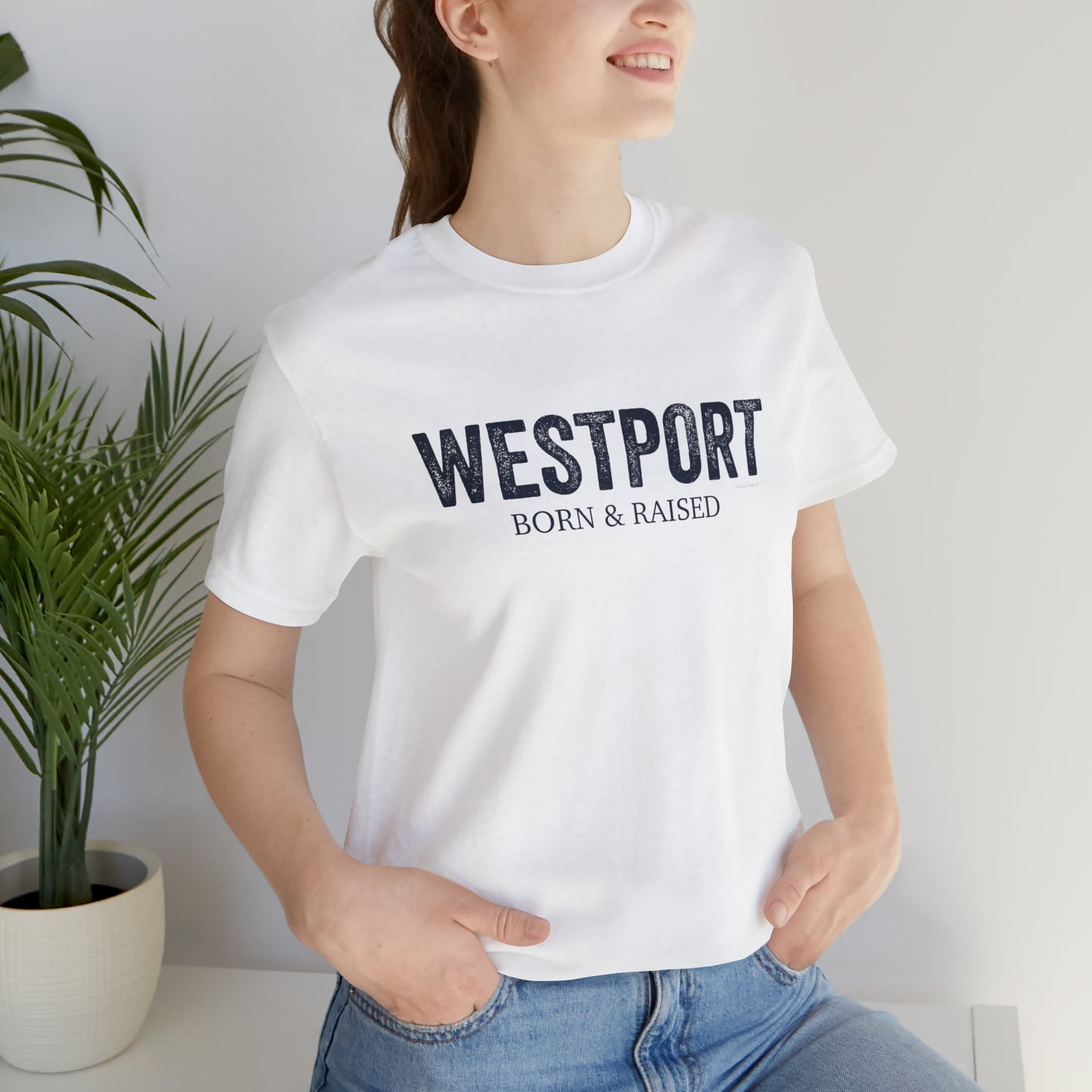 Westport Born & Raised Unisex Jersey Short Sleeve Tee