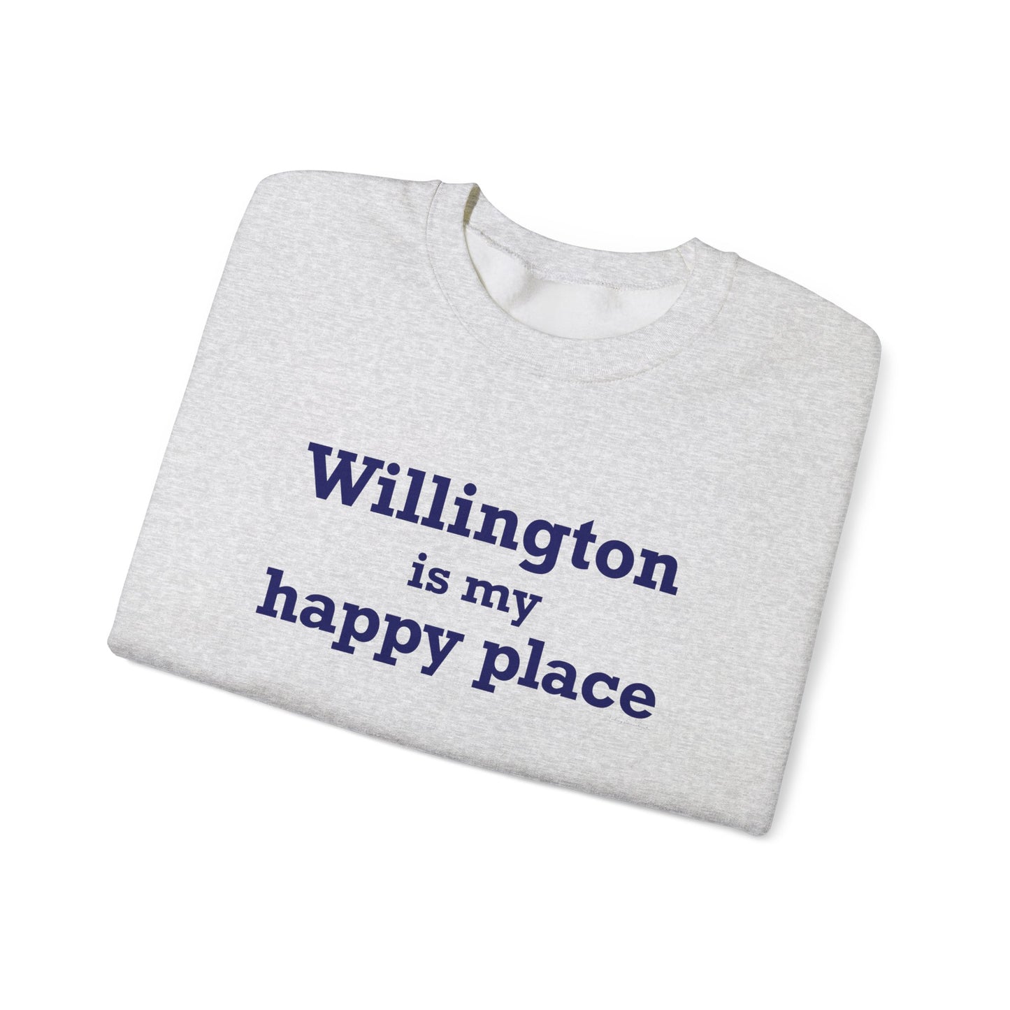Willington is My Happy Place Unisex Heavy Blend™ Crewneck Sweatshirt