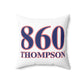 860 Thompson Red, White & Blue  Spun Polyester Square Pillow