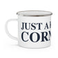 Just a kid from Cornwall Enamel Camping Mug