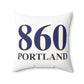 860 Portland Spun Polyester Square Pillow