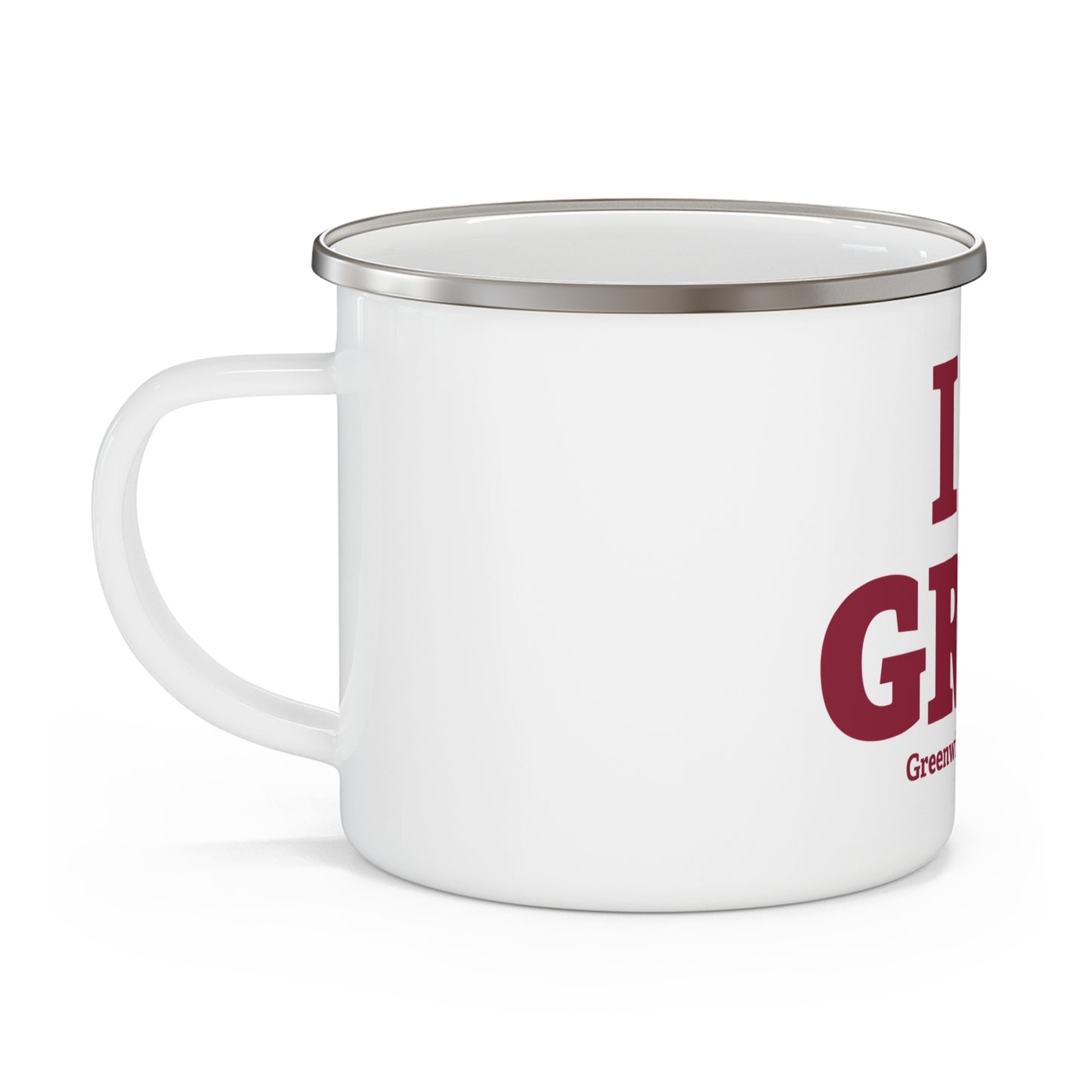 I Heart GRCH Enamel Camping Mug