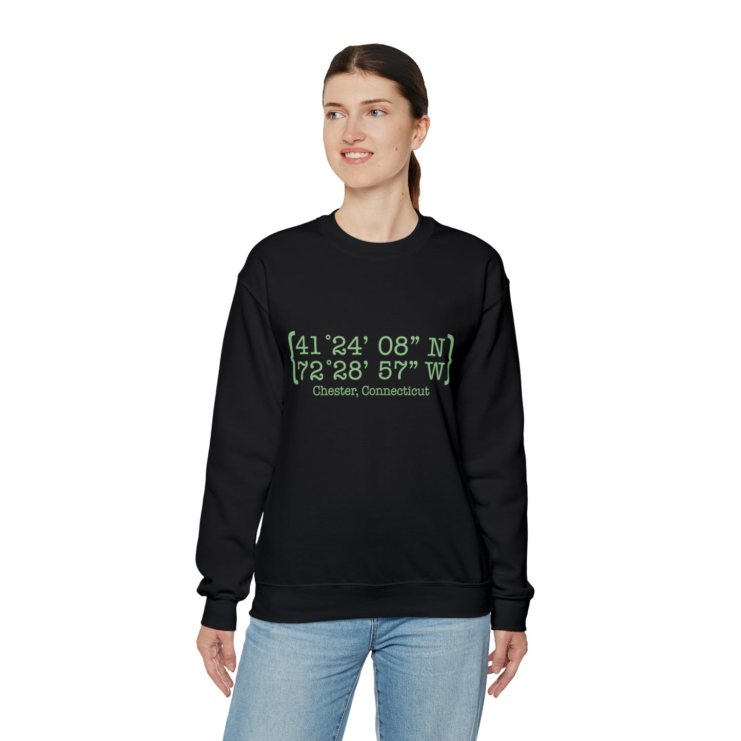 Chester Coordinates Unisex Heavy Blend™ Crewneck Sweatshirt (green)