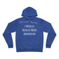 I Really Really Miss Brooklyn Unisex Sponge Fleece Pullover Hoodie