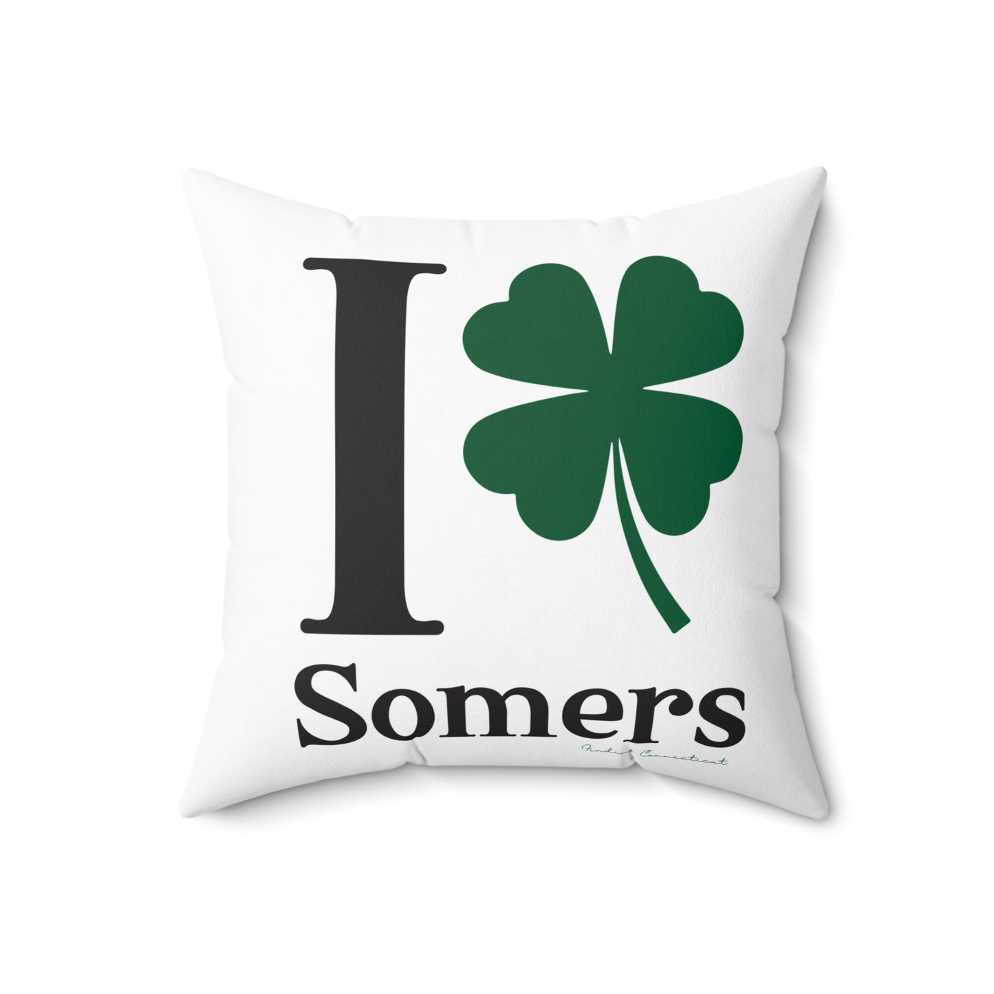 I Clover Somers Spun Polyester Square Pillow