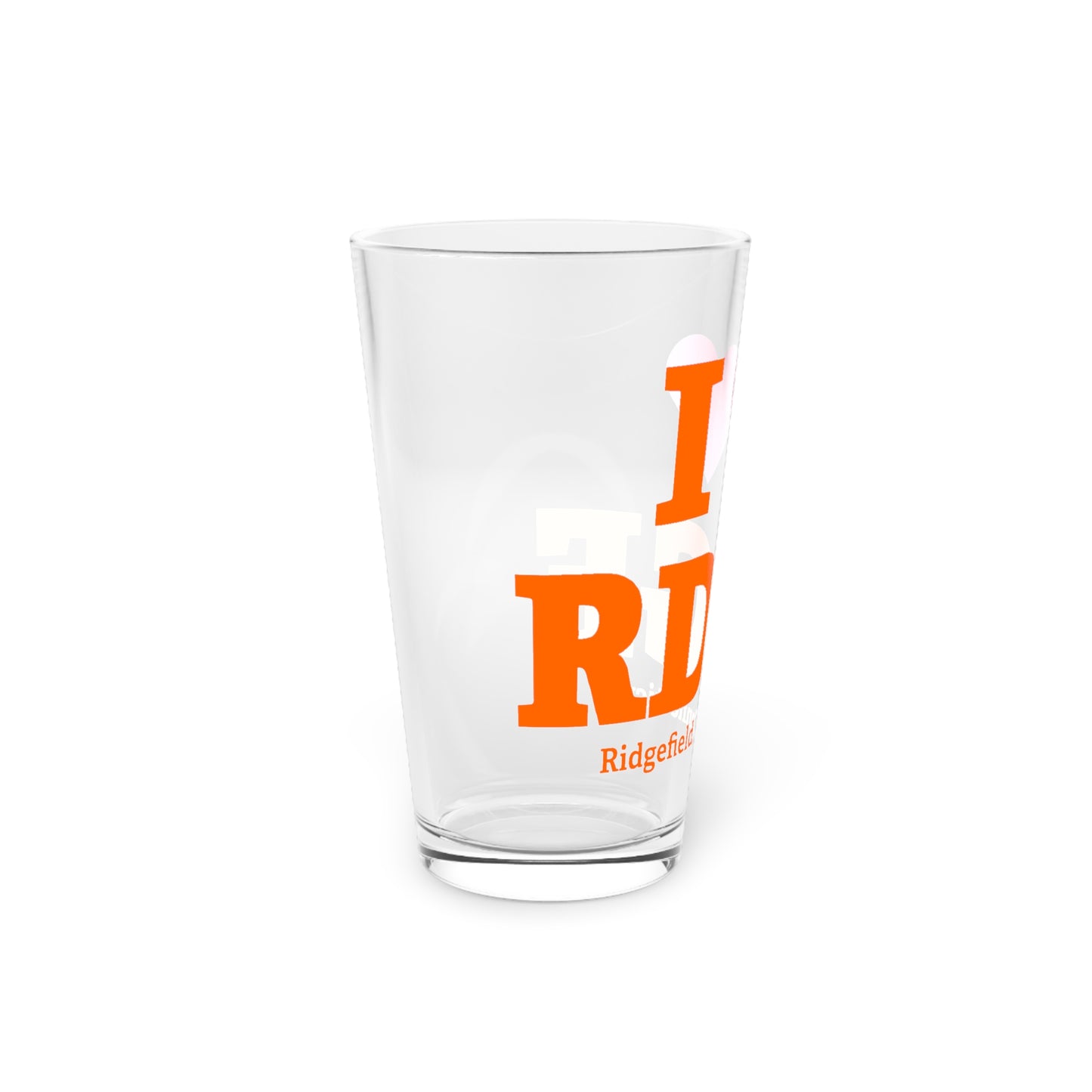 I Heart RDGF Pint Glass, 16oz