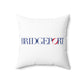 41 Tilt Bridgeport Spun Polyester Square Pillow