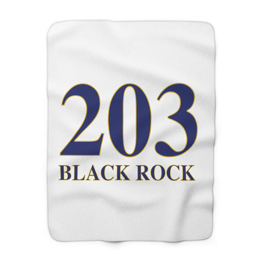 203 Black Rock Sherpa Fleece Blanket