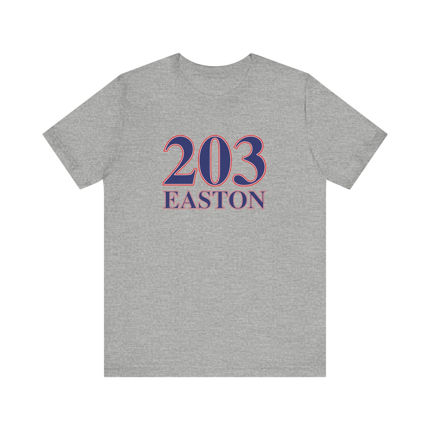 203 Easton Red White & Blue Unisex Jersey Short Sleeve T-Shirt