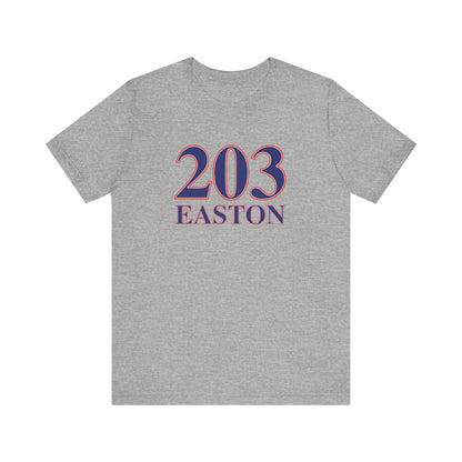 203 Easton Red White & Blue Unisex Jersey Short Sleeve T-Shirt