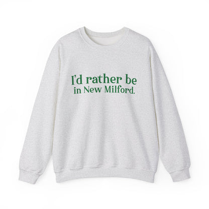 I'd rather be in New Milford. Unisex Heavy Blend™ Crewneck Sweatshirt