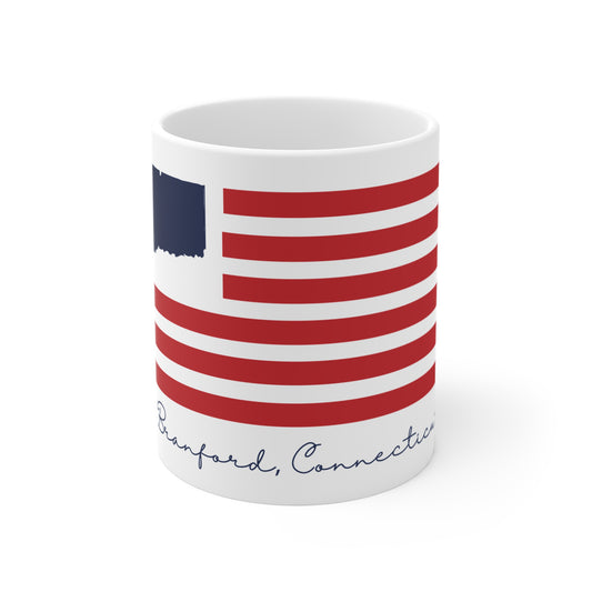 Branford Connecticut Flag Mug 11oz