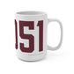 06051 New Britain Connecticut Zip Code Locks Mug 15oz