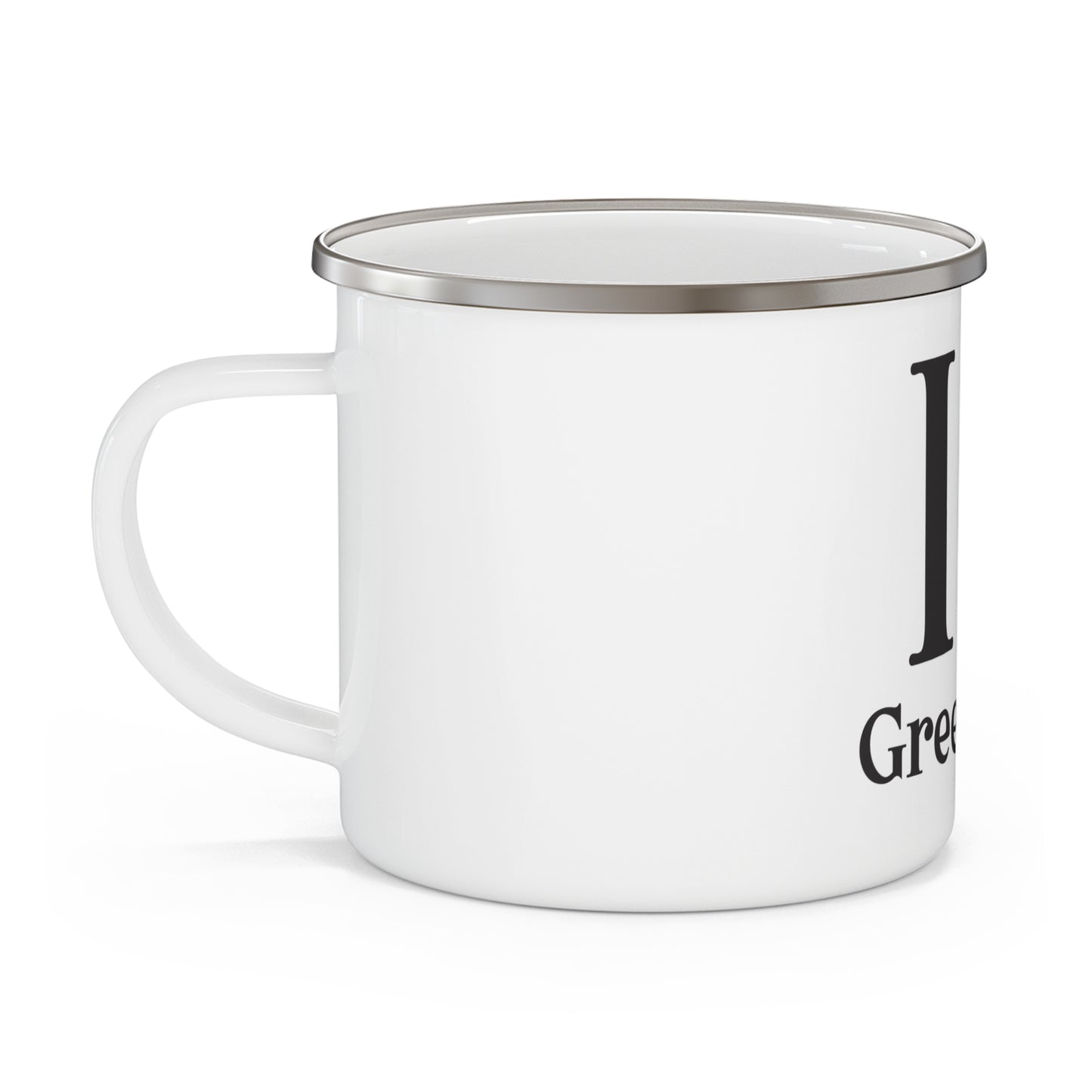 I Clover Greenwich Enamel Camping Mug