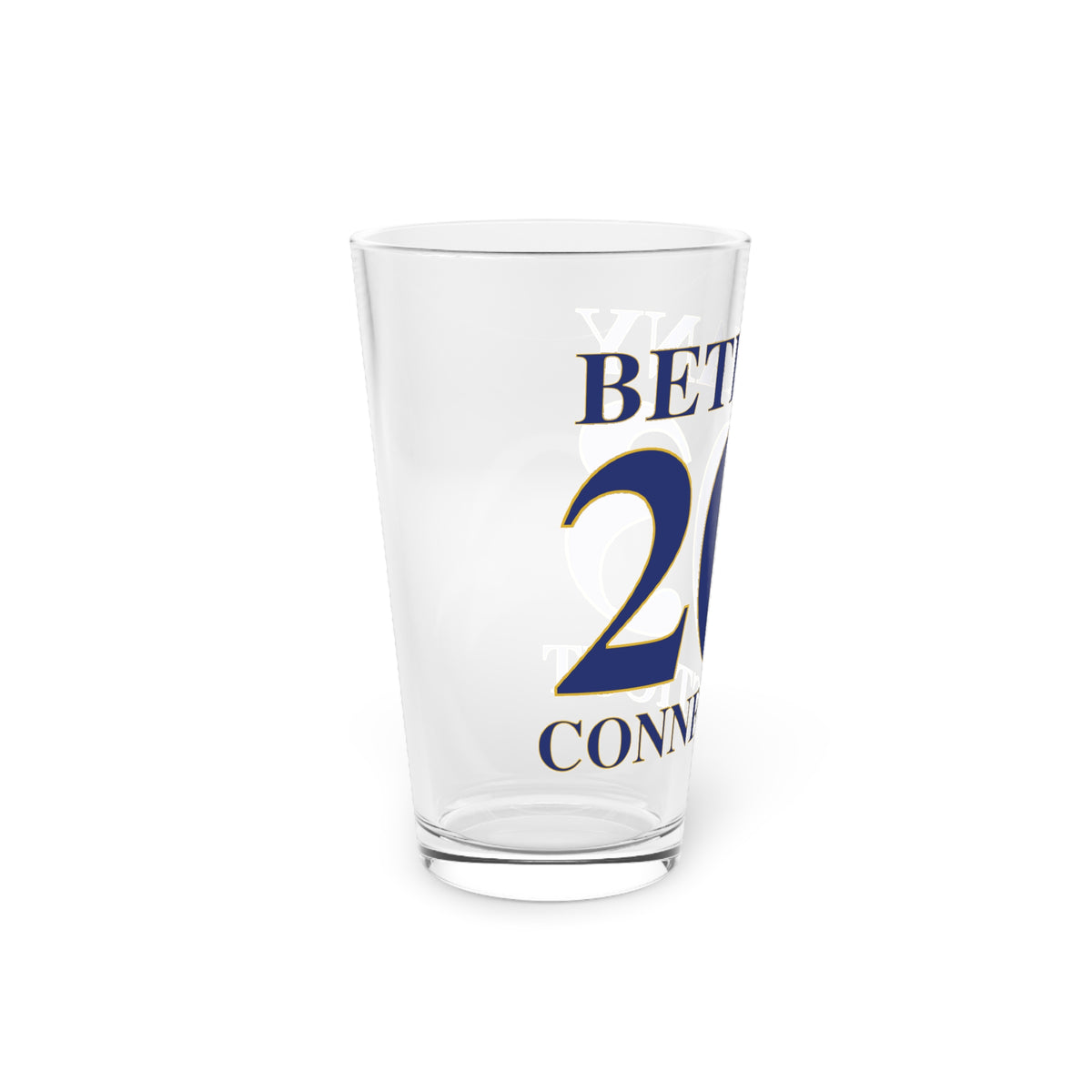 Bethany 203 Connecticut Pint Glass, 16oz