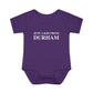 Just a kid from Durham Infant Baby Rib Bodysuit