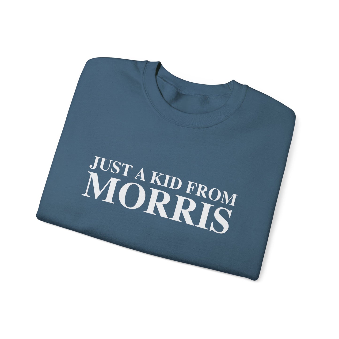 Just a kid from Morris Unisex Heavy Blend™ Crewneck Sweatshirt