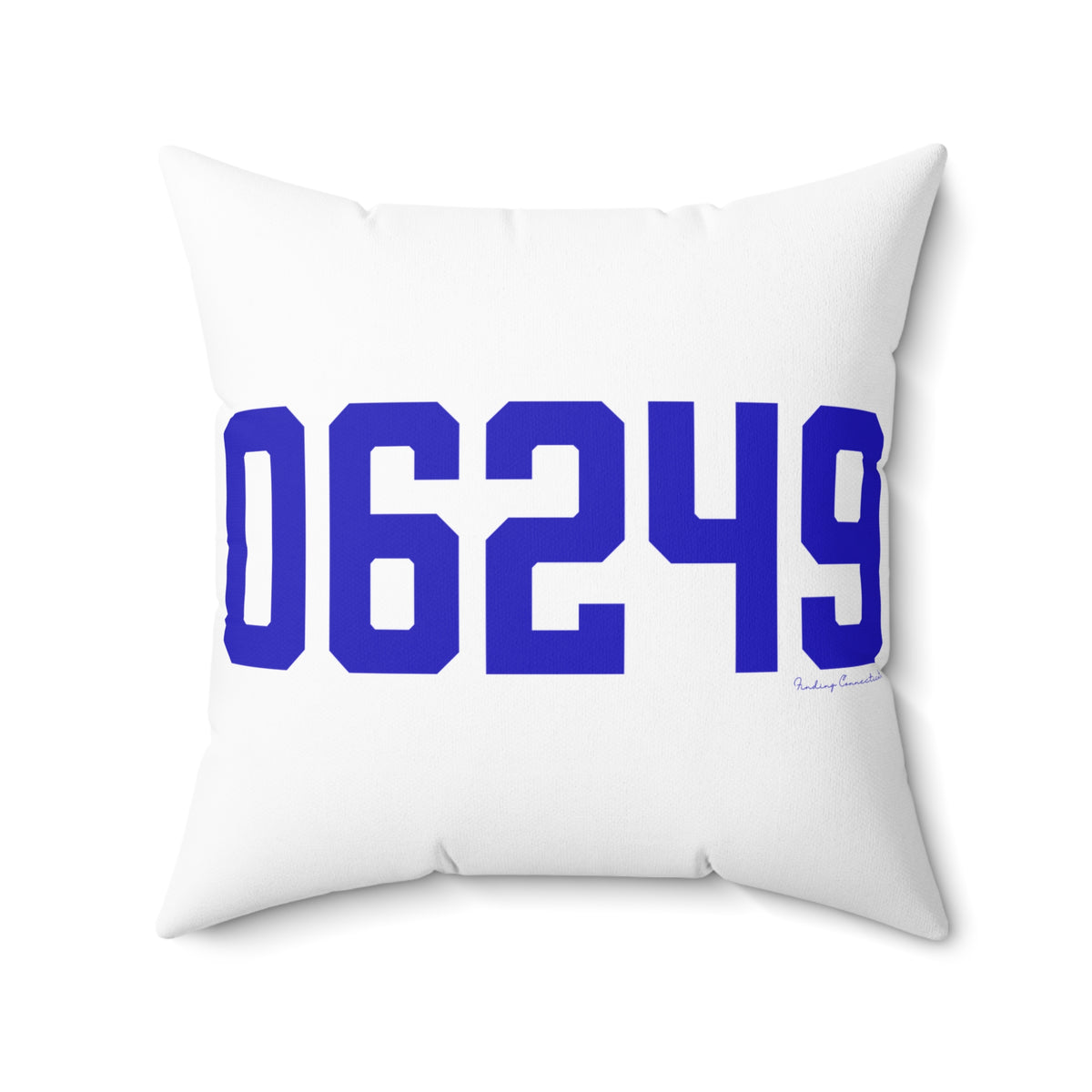 06249 Lebanon Connecticut Zip Code Spun Polyester Square Pillow