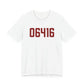 06416 Cromwell Connecticut Zip Code Unisex Jersey Short Sleeve T-Shirt