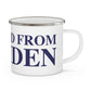 Just a kid from Meriden Enamel Camping Mug