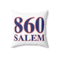 860 Salem Red, White & Blue Spun Polyester Square Pillow