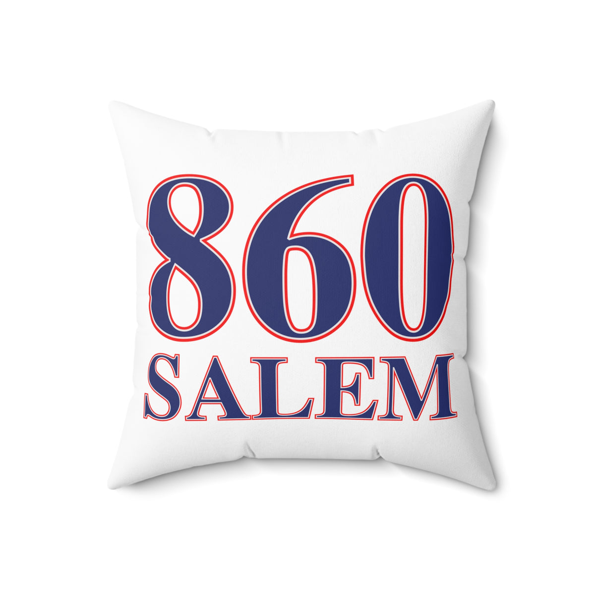 860 Salem Red, White & Blue Spun Polyester Square Pillow